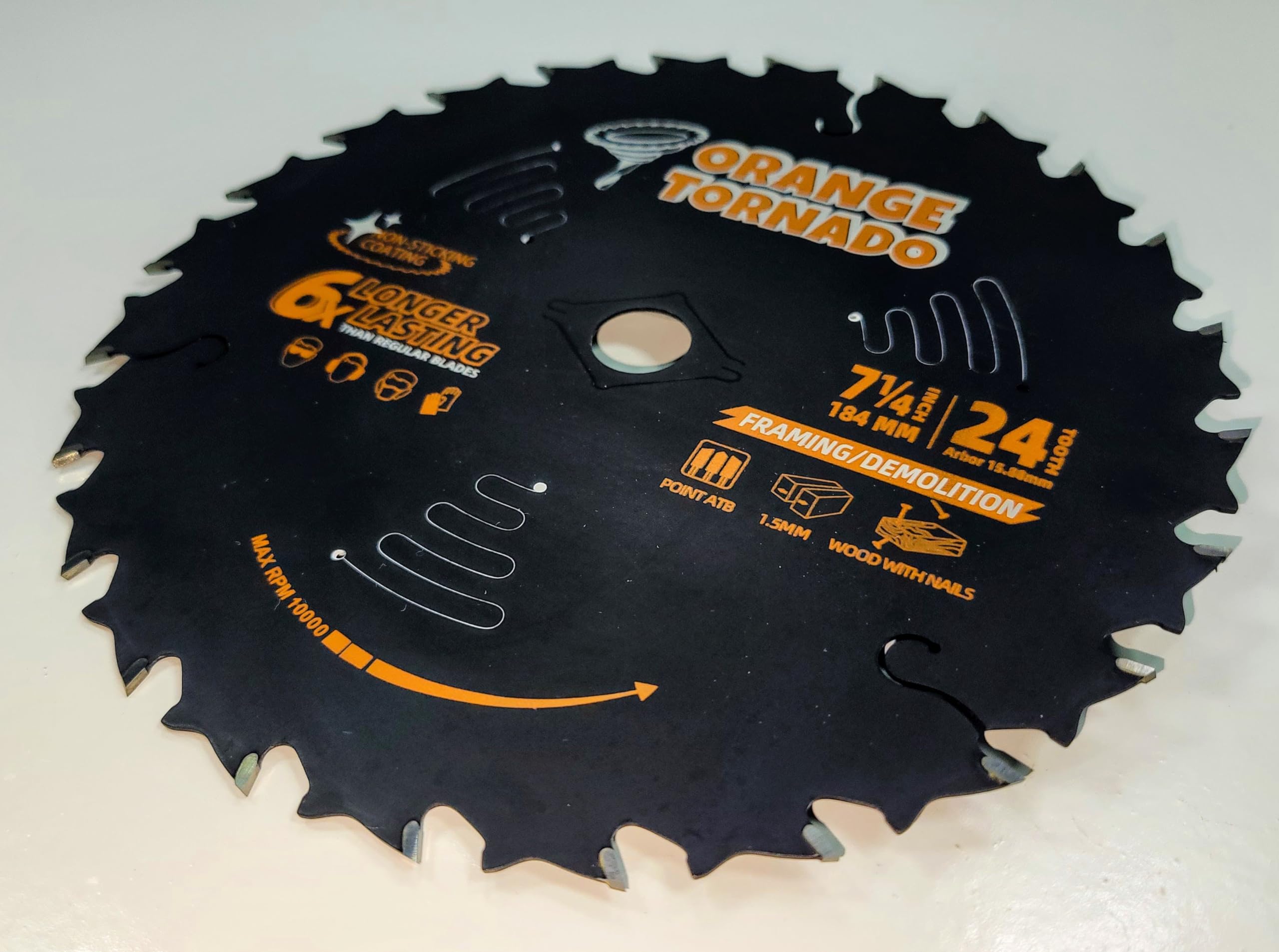 ORANGE TORNADO 7 1/4